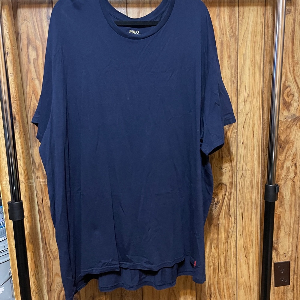 Ralph Lauren Men's Deep Blue Tee 4x